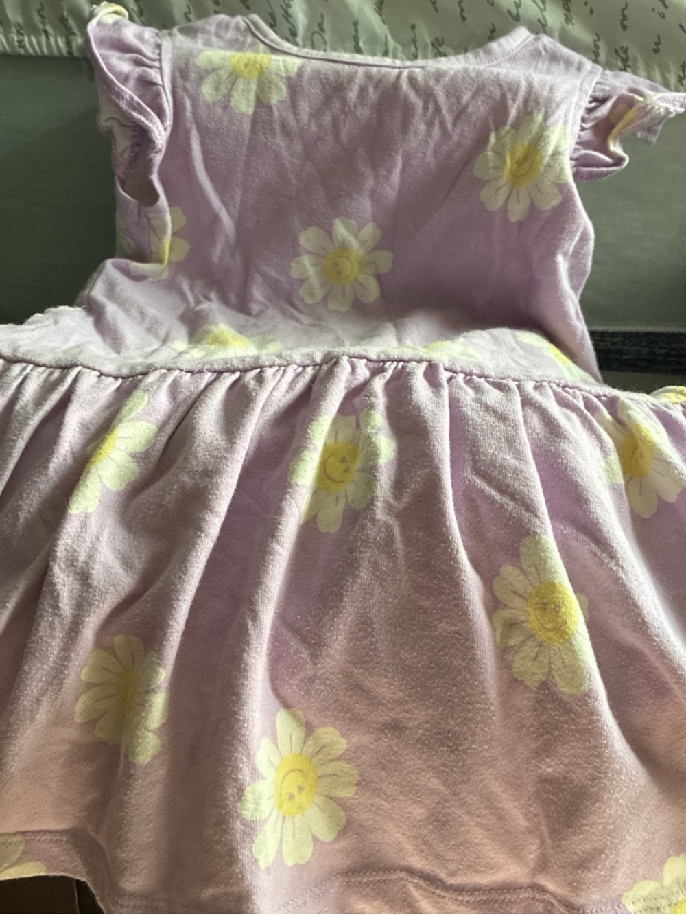 Garanimals Lilac Top with Yellow Accent Print girl 4T dress